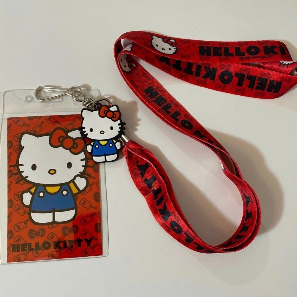 Sanrio Hello Kitty & Friends Hello Kitty Lanyard With Charm & Card